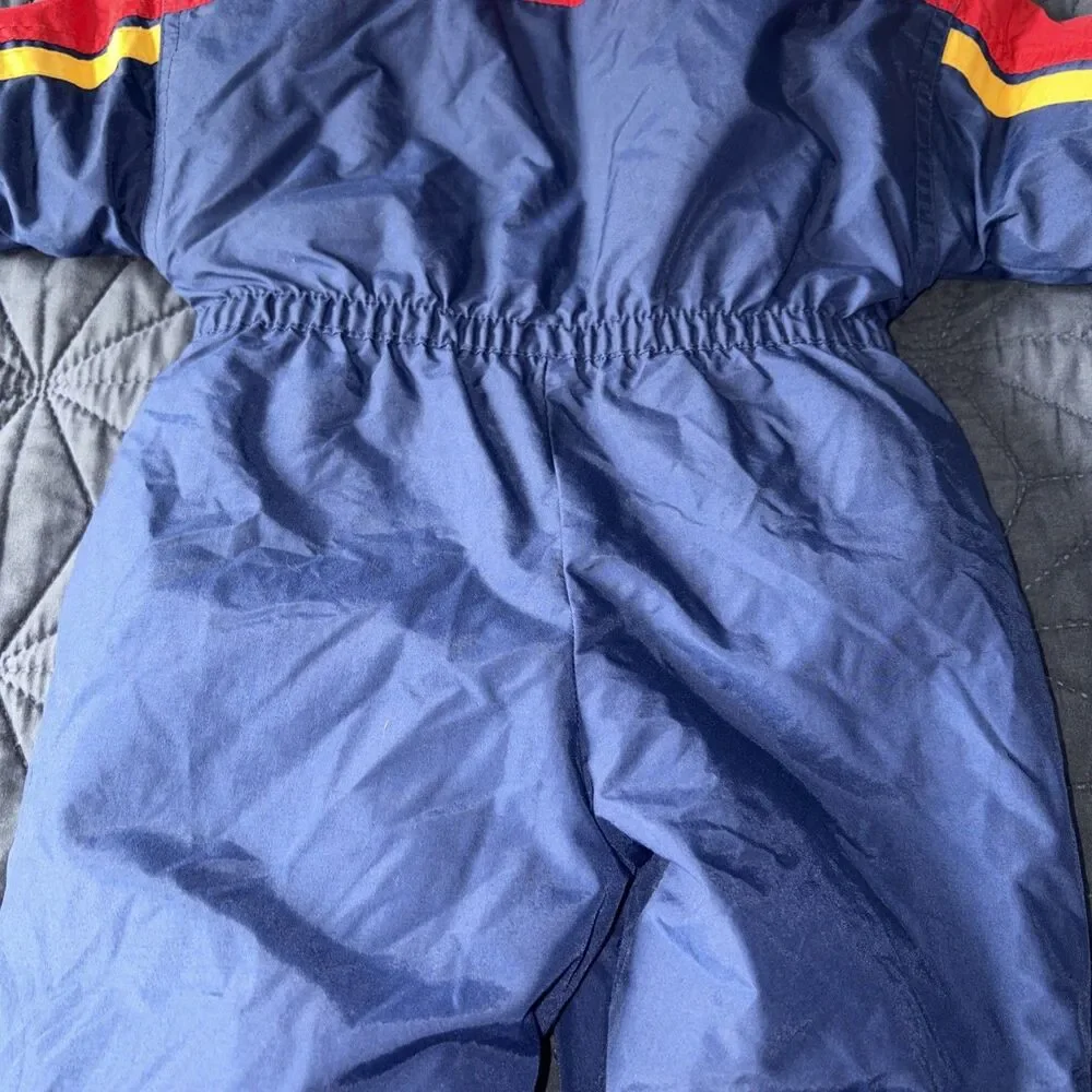VTG 80/90s Oshkosh Baby B’gosh Snowsuit Colorblock 12m Bunting